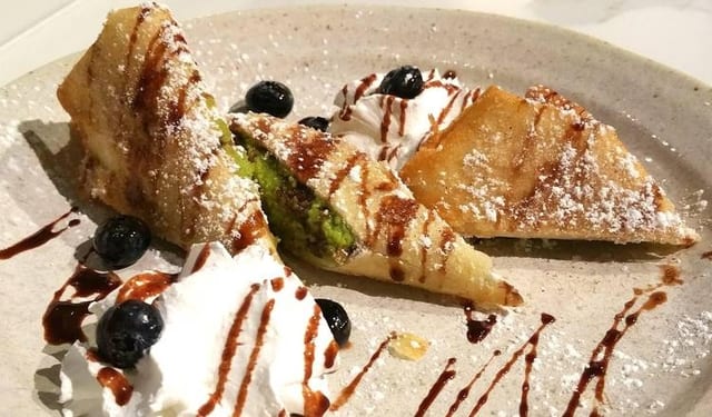 Tempura Cheesecake.