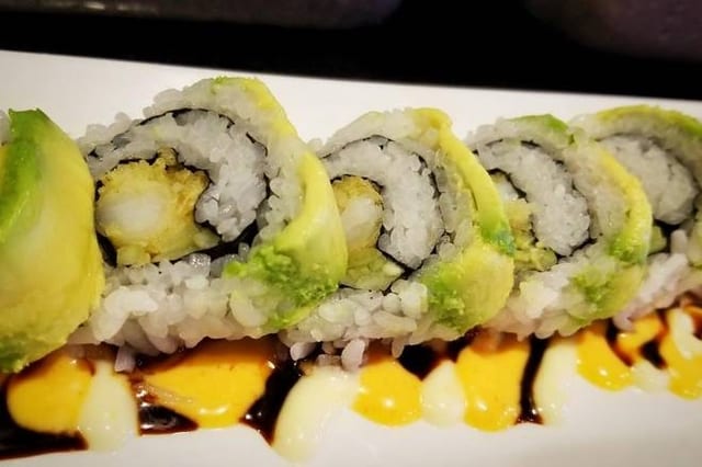 Shrimp Tempura Hand Roll.